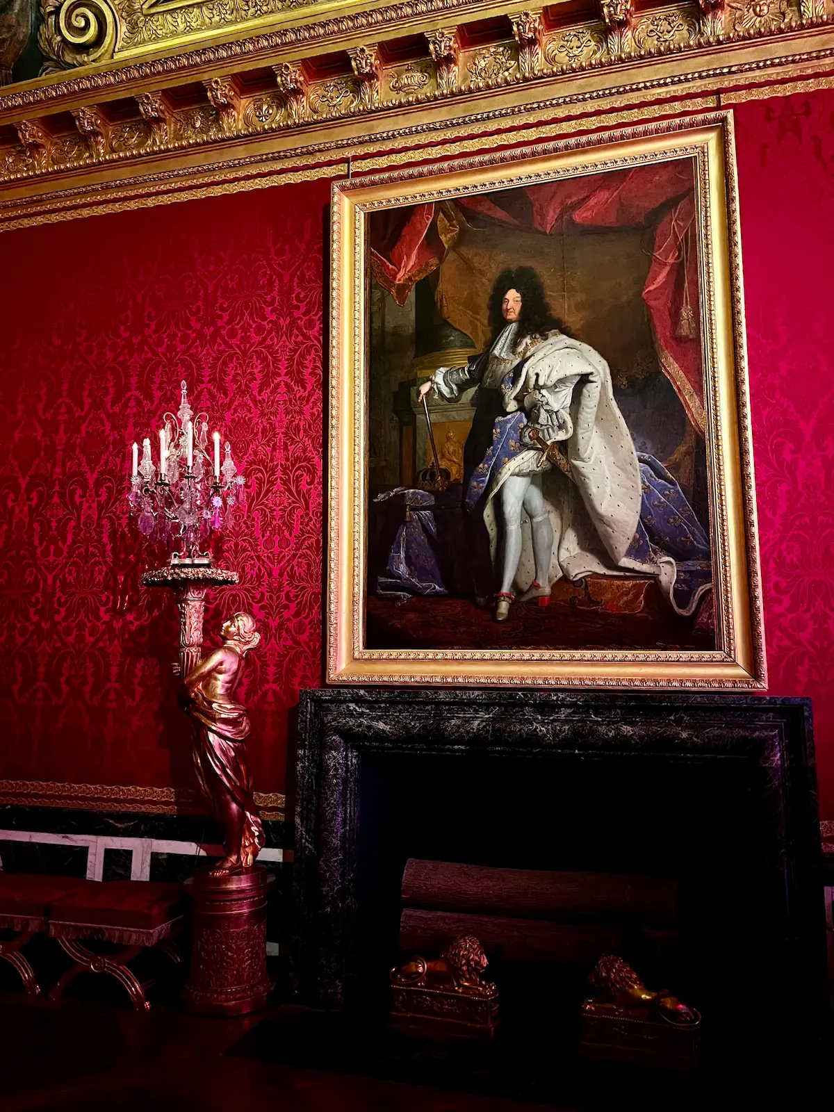 Portrait of Louis XIV at Versailles